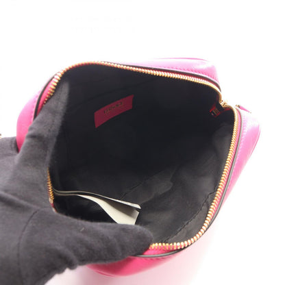 Versace Shoulder Bag Medusa Quilted Magenta Leather Mini — view 3