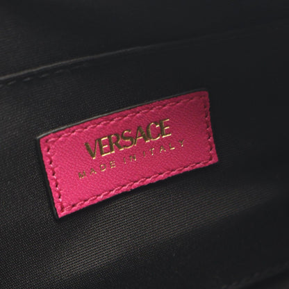 Versace Shoulder Bag Medusa Quilted Magenta Leather Mini — view 4
