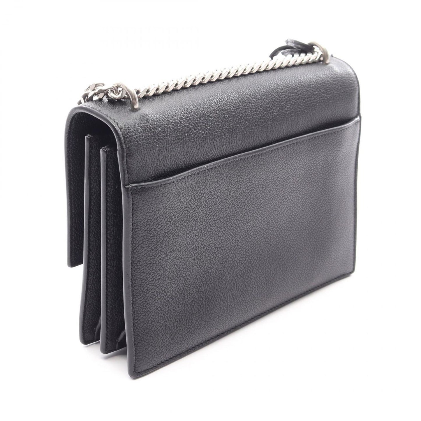 Saint Laurent Paris Shoulder Bag Sunset Black Leather — view 2