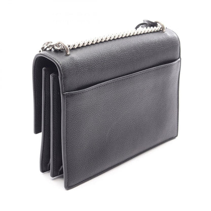Saint Laurent Paris Shoulder Bag Sunset Black Leather — view 2