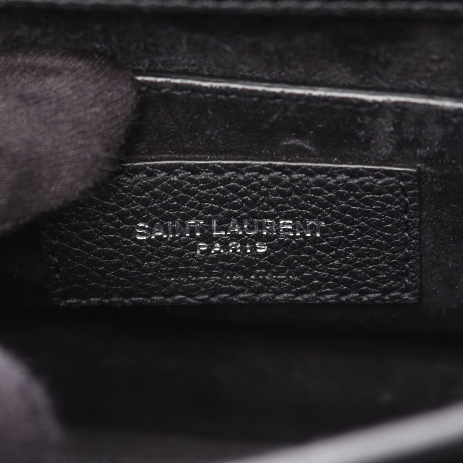 Saint Laurent Paris Shoulder Bag Sunset Black Leather — view 4