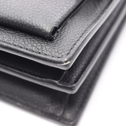 Saint Laurent Paris Shoulder Bag Sunset Black Leather — view 8
