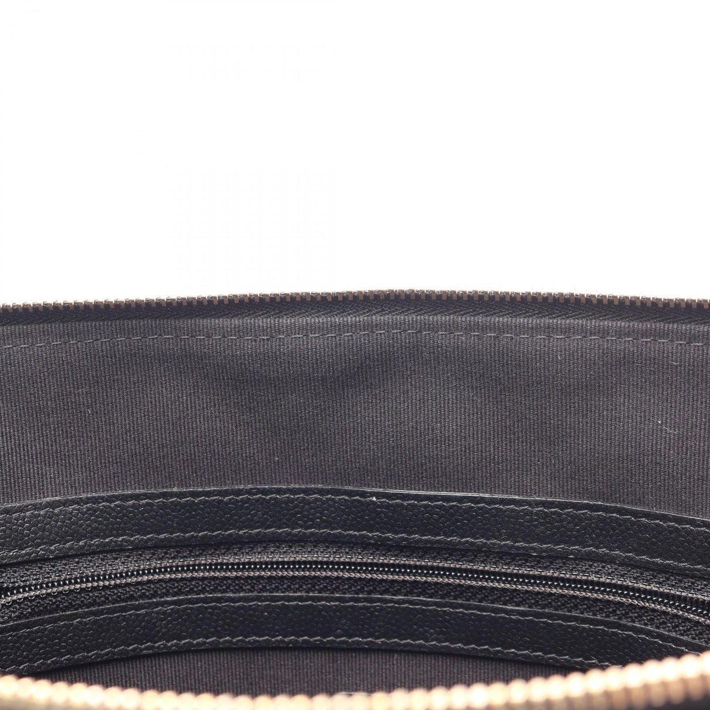 Chanel Clutch Quilted Black Caviar Leather — view 7