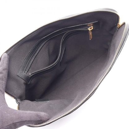 Chanel Clutch Quilted Black Caviar Leather — view 3