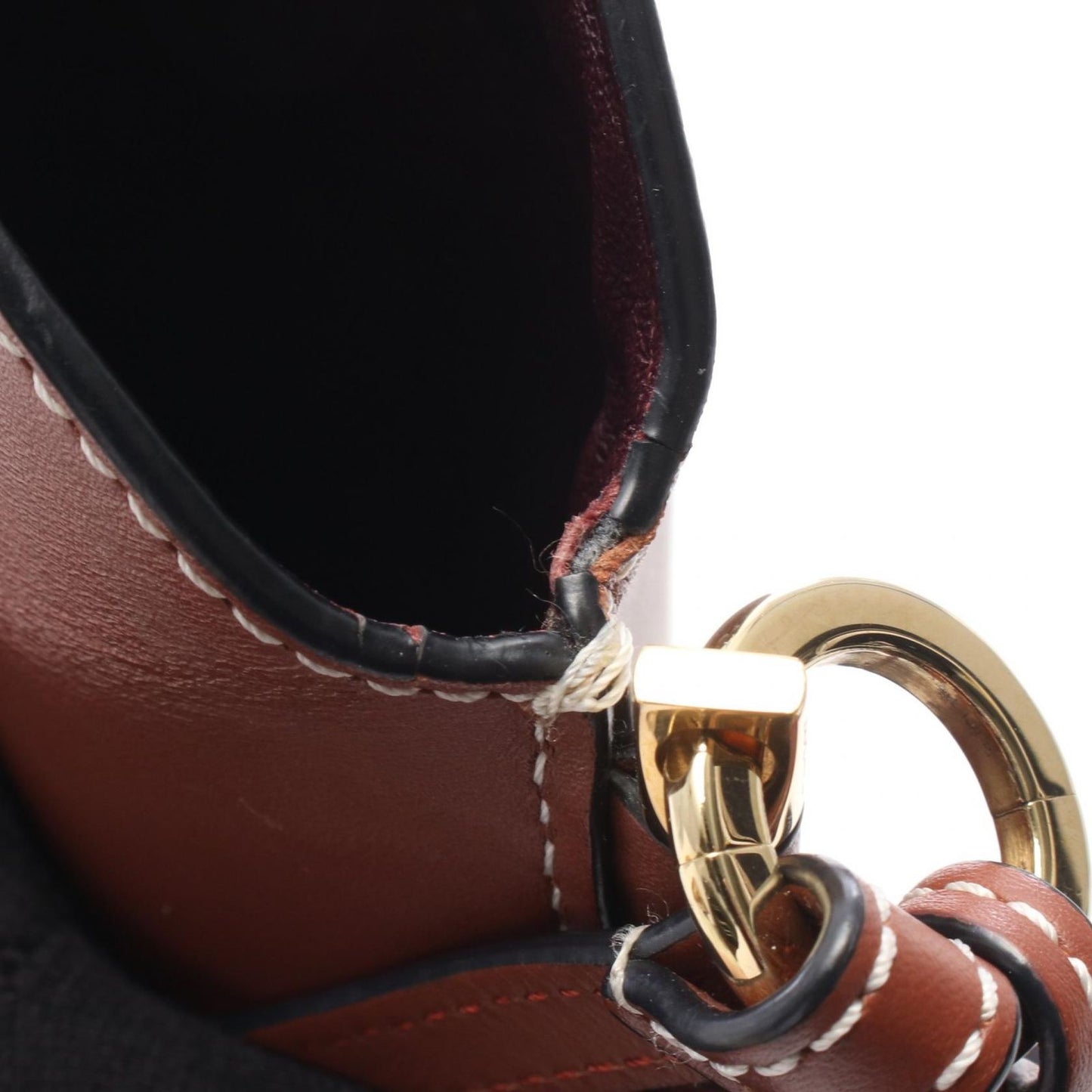 Loewe Shoulder Bag Gate Pocket Brown Leather — view 6