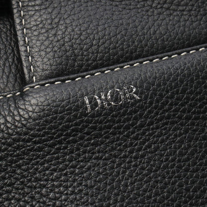 Dior Waist Bag Kaws Saddle Black Leather — view 7