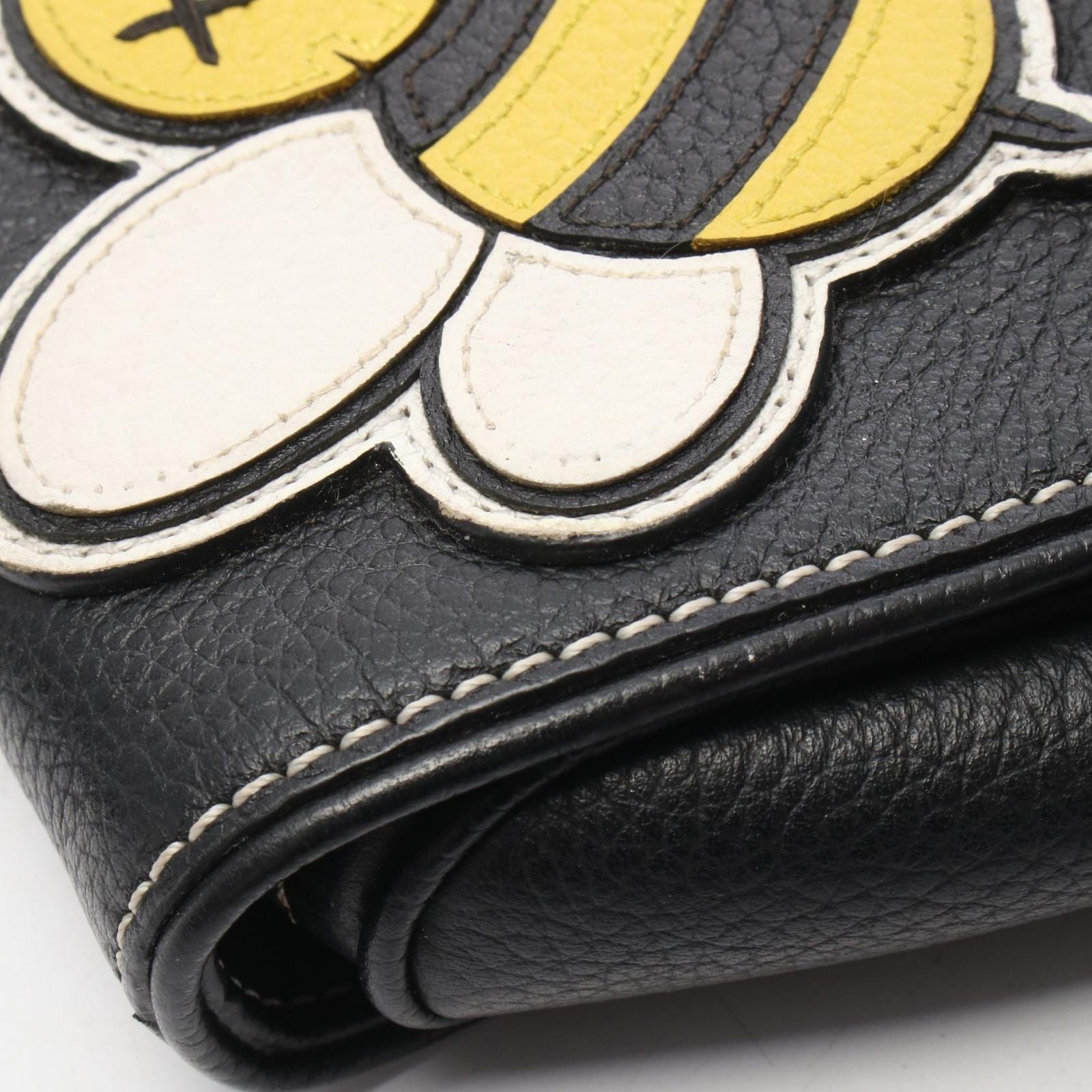 Dior Waist Bag Kaws Saddle Black Leather — view 5