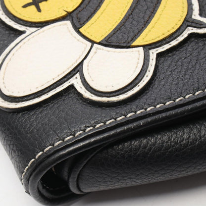 Dior Waist Bag Kaws Saddle Black Leather — view 5