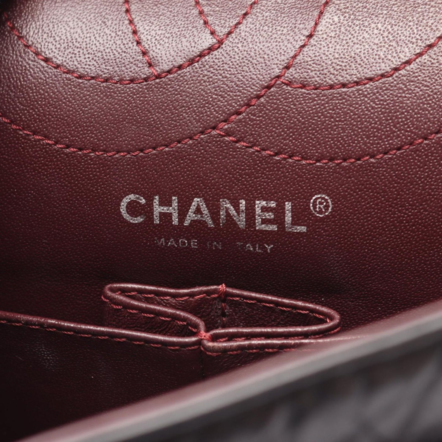 Chanel Shoulder Bag 2.55 Quilted Mademoiselle Chain Black Calf Double Flap — view 4