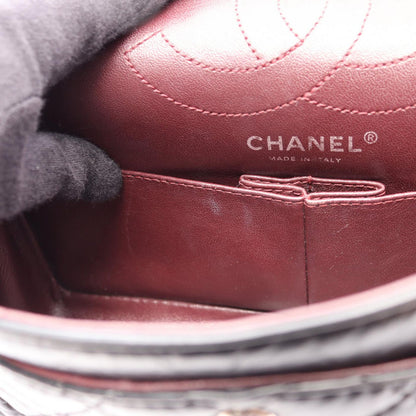 Chanel Shoulder Bag 2.55 Quilted Mademoiselle Chain Black Calf Double Flap — view 7