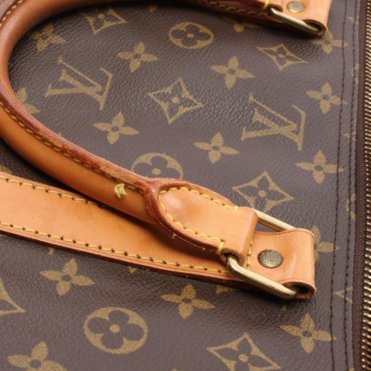 Louis Vuitton Boston Bag Keepall 60 Canvas Leather — view 6