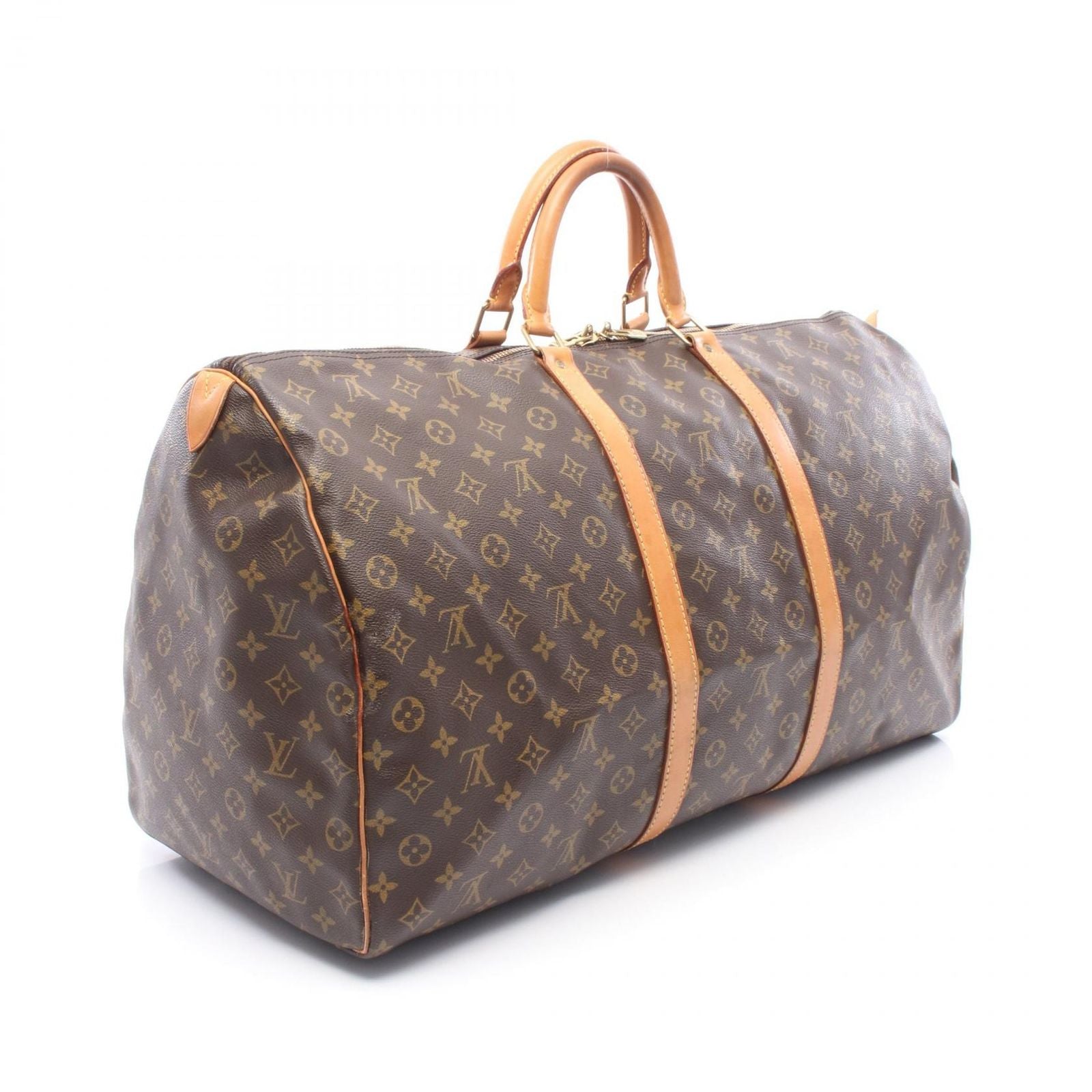 Louis Vuitton Boston Bag Keepall 60 Canvas Leather — view 2