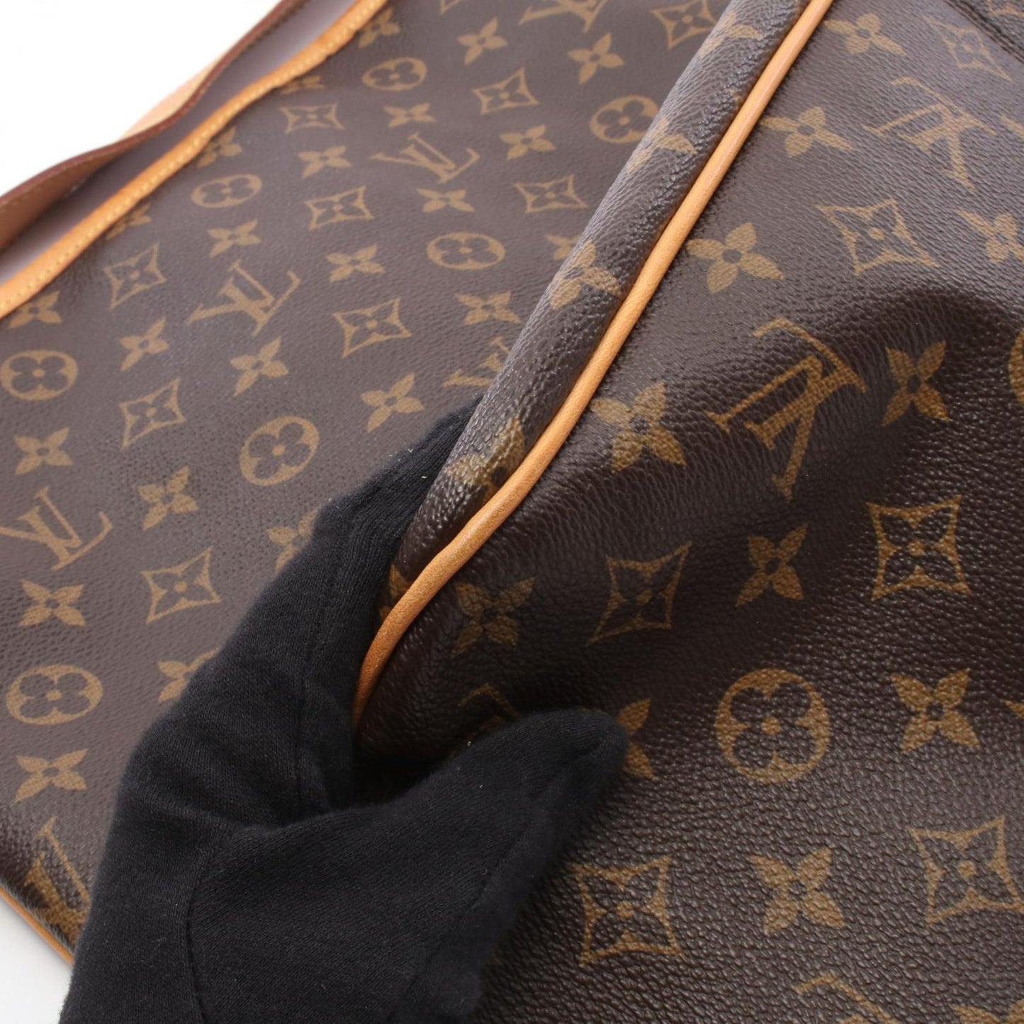 Louis Vuitton Shoulder Bag Delightful MM Canvas Leather — view 7