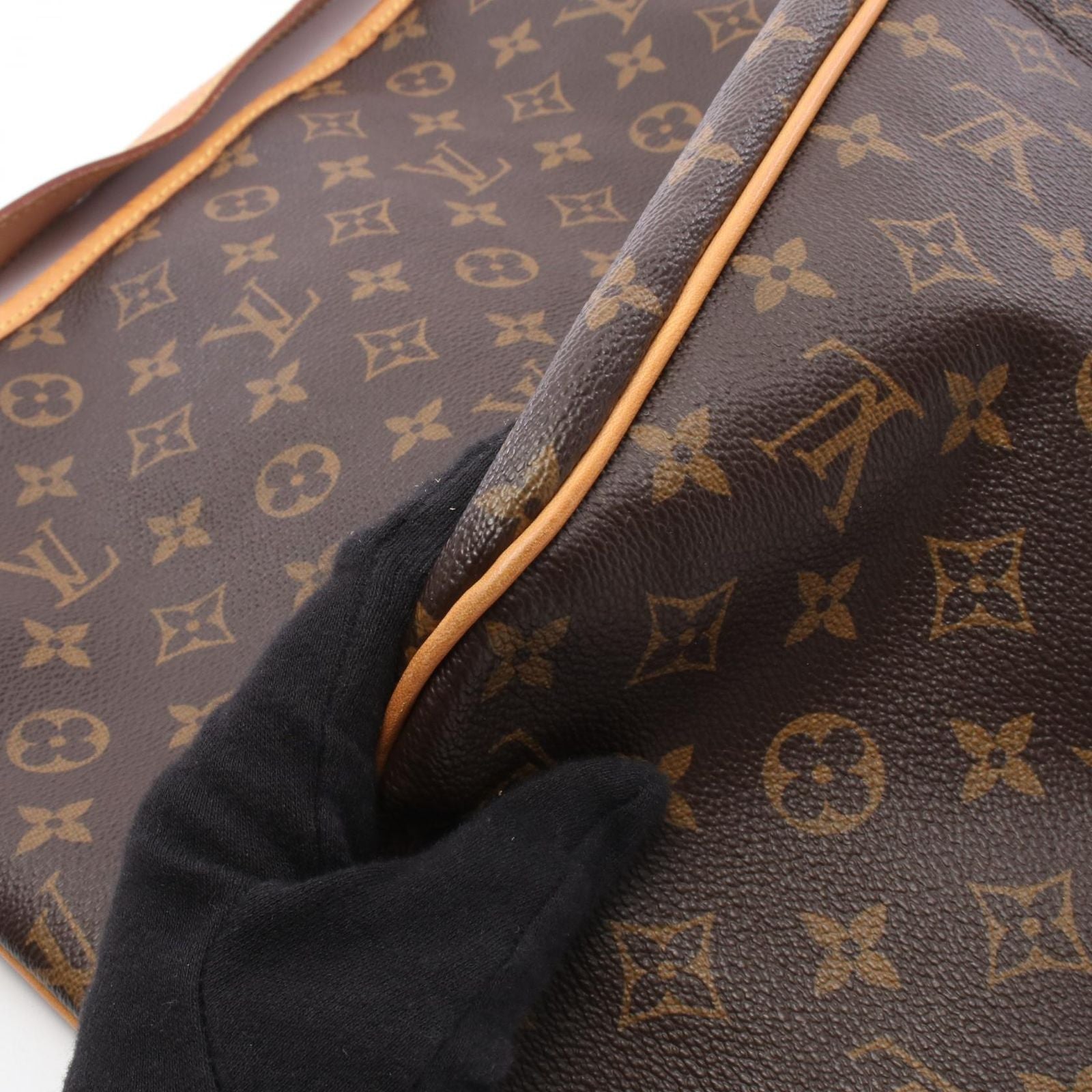 Louis Vuitton Shoulder Bag Delightful MM Canvas Leather — view 7