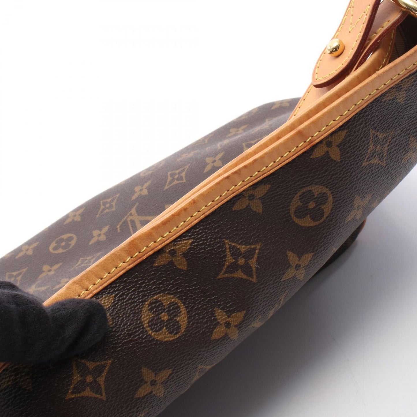 Louis Vuitton Shoulder Bag Delightful MM Canvas Leather — view 8
