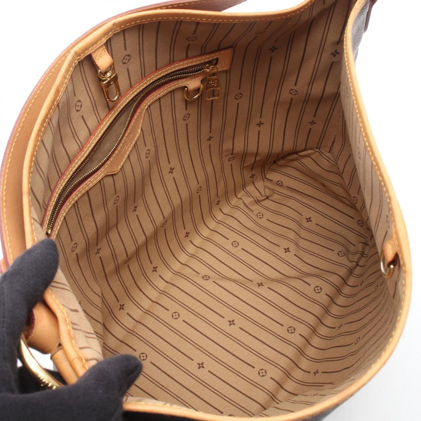 Louis Vuitton Shoulder Bag Delightful MM Canvas Leather — view 3