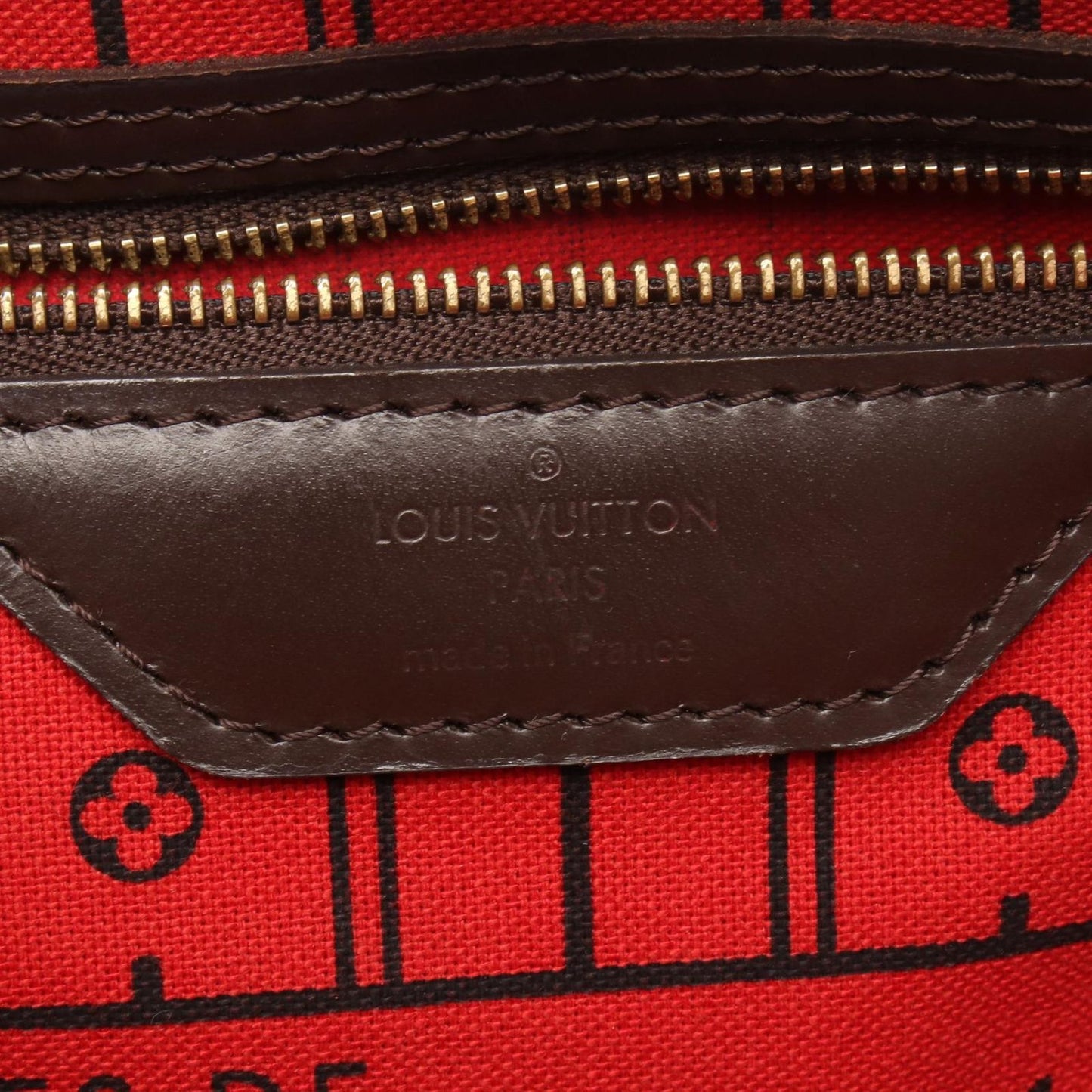 Louis Vuitton Tote Neverfull MM Canvas Leather — view 4