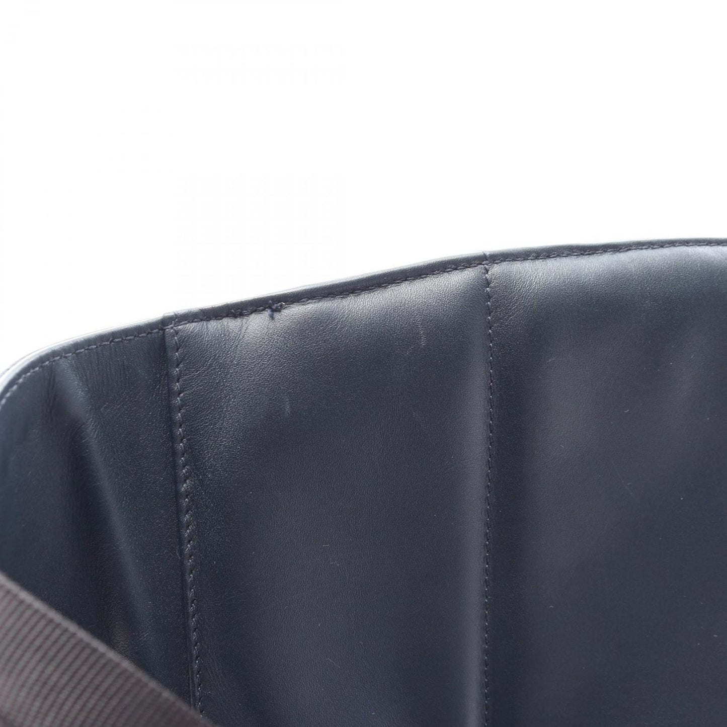 Bottega Veneta Waist Bag Intrecciato Navy Leather — view 8