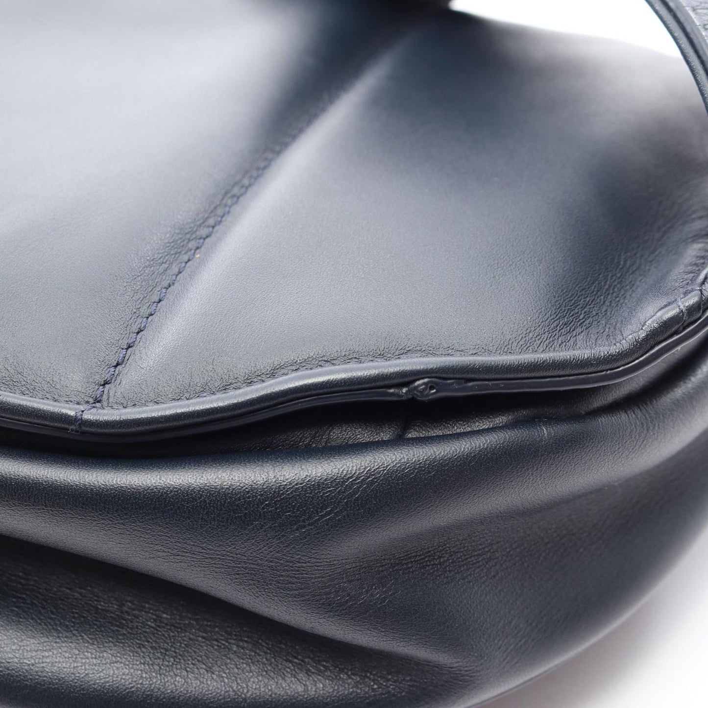 Bottega Veneta Waist Bag Intrecciato Navy Leather — view 6