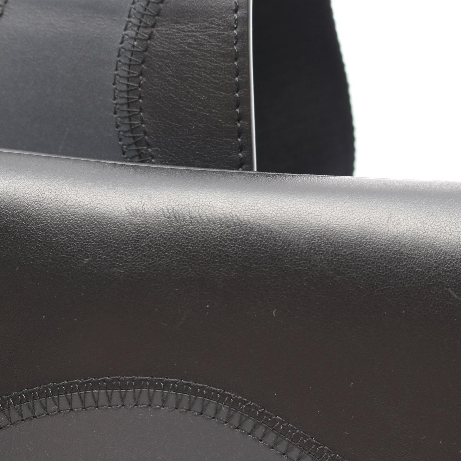 Dior Waist Bag Black Navy Leather — view 7