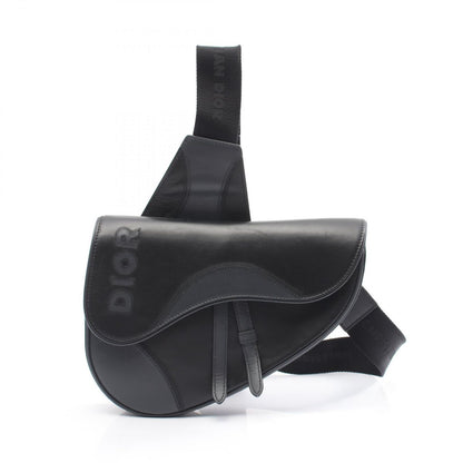 Dior Waist Bag Black Navy Leather
