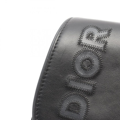 Dior Waist Bag Black Navy Leather — view 6