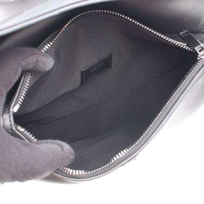 Dior Waist Bag Black Navy Leather — view 3