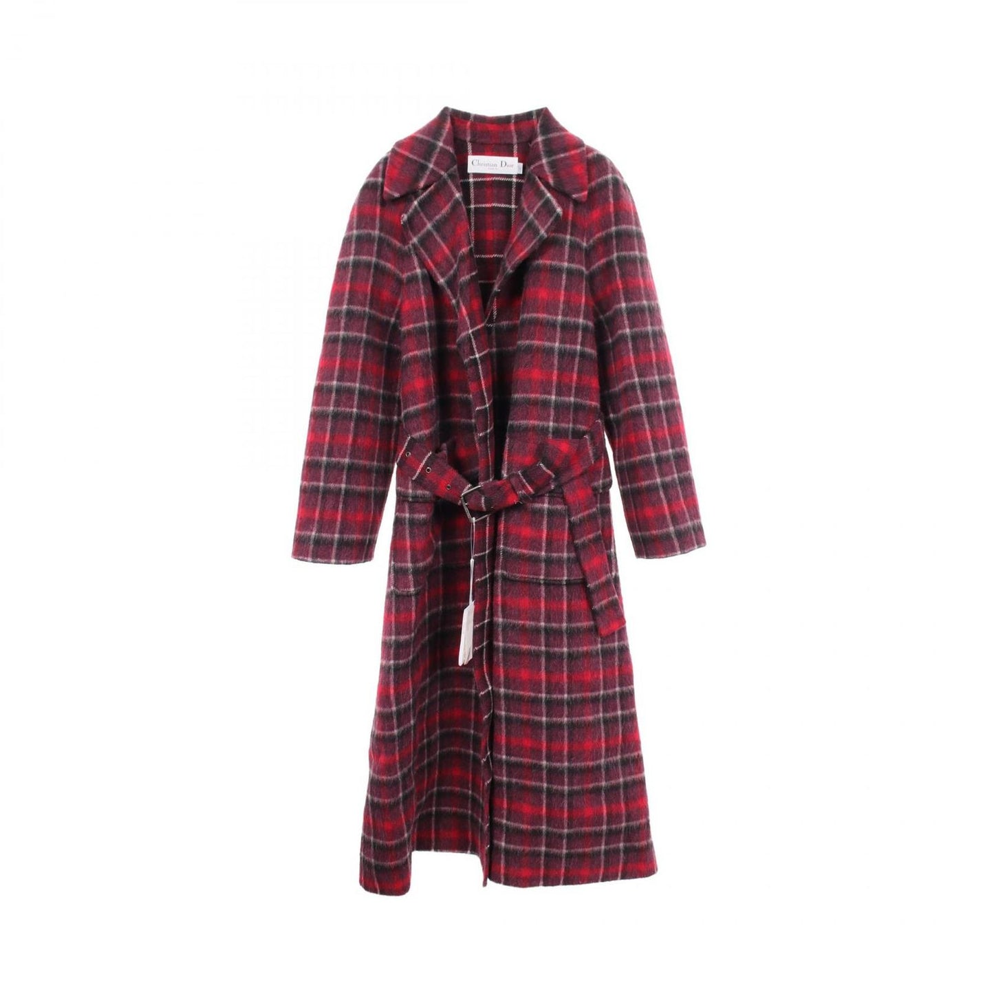 Dior Checkered Wool Coat