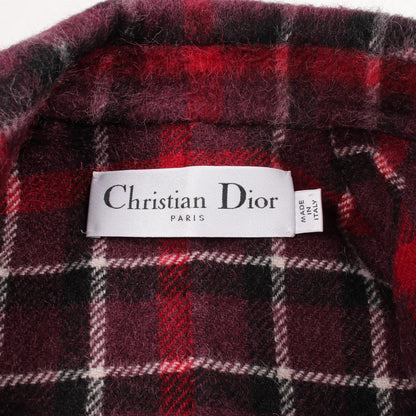 Dior Checkered Wool Coat — view 3