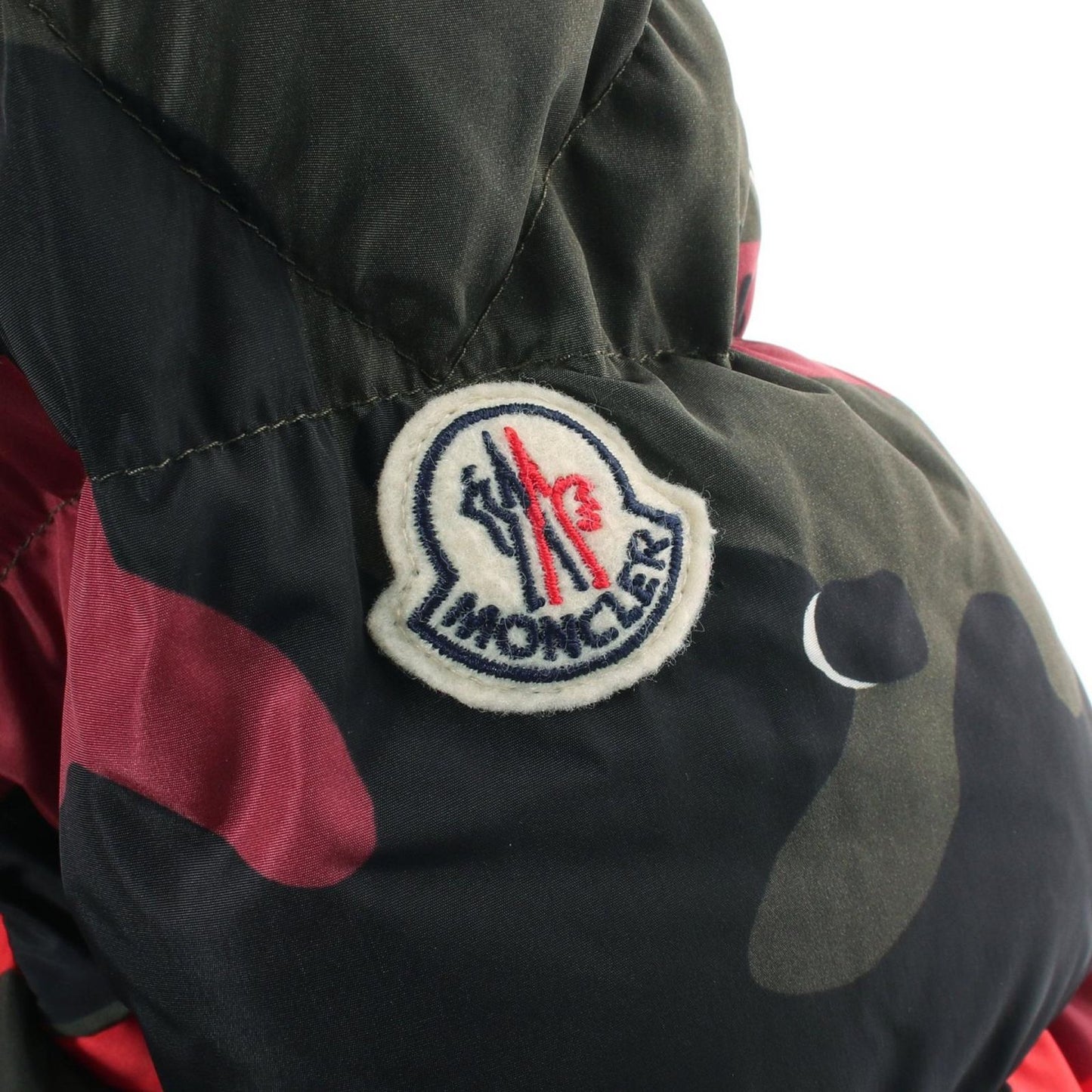 Moncler Down Jacket Eymeric Hooded Black Orange Nylon Emeric — view 6