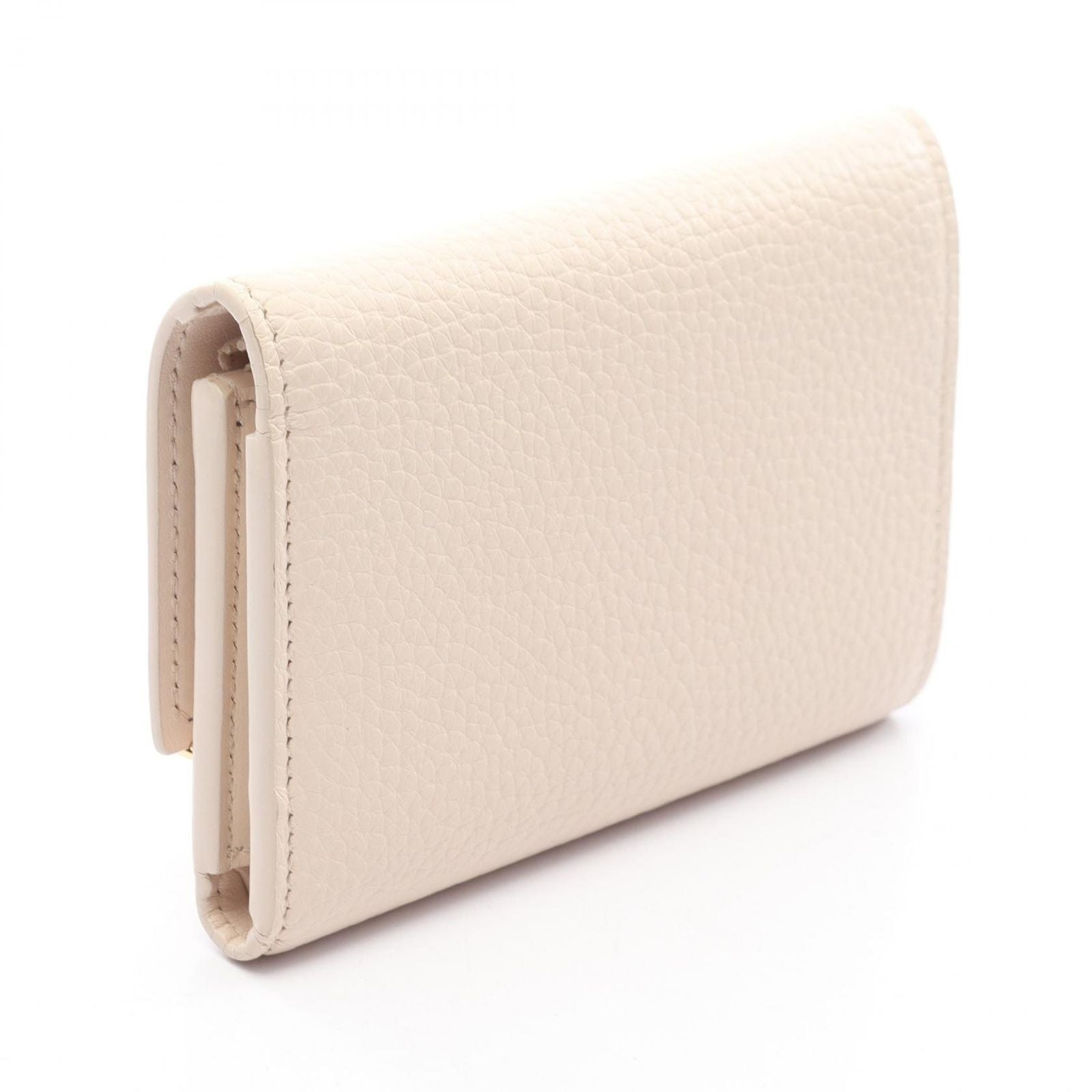 Louis Vuitton Trifold Wallet Portefeuille Capucines Compact Quartz Leather Watch — view 2