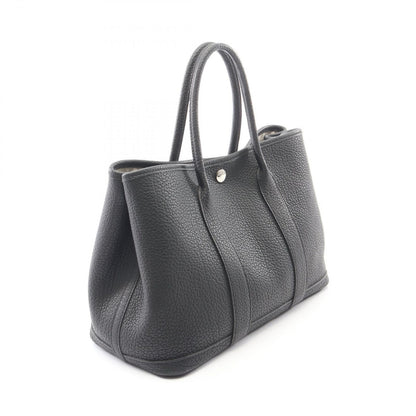 Hermes Tote Garden Party TPM Black Leather — view 2