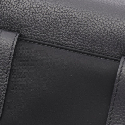 Dior Shoulder Bag Sacai Saddle Black Nylon Leather Mini — view 6