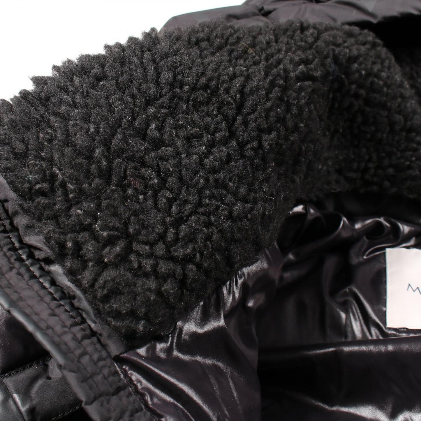 Moncler Down Jacket Tarentaise Black Nylon — view 6