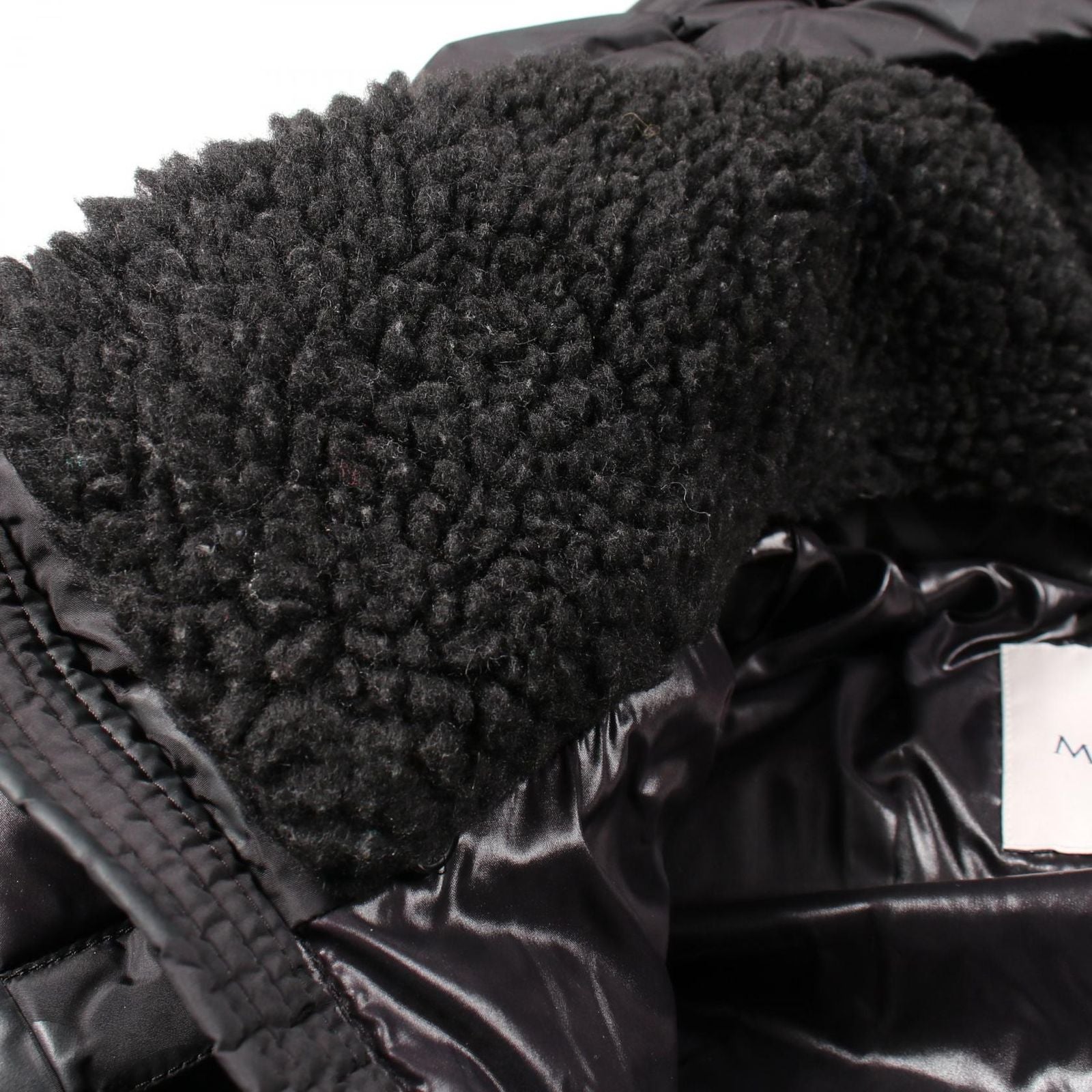 Moncler Down Jacket Tarentaise Black Nylon — view 6