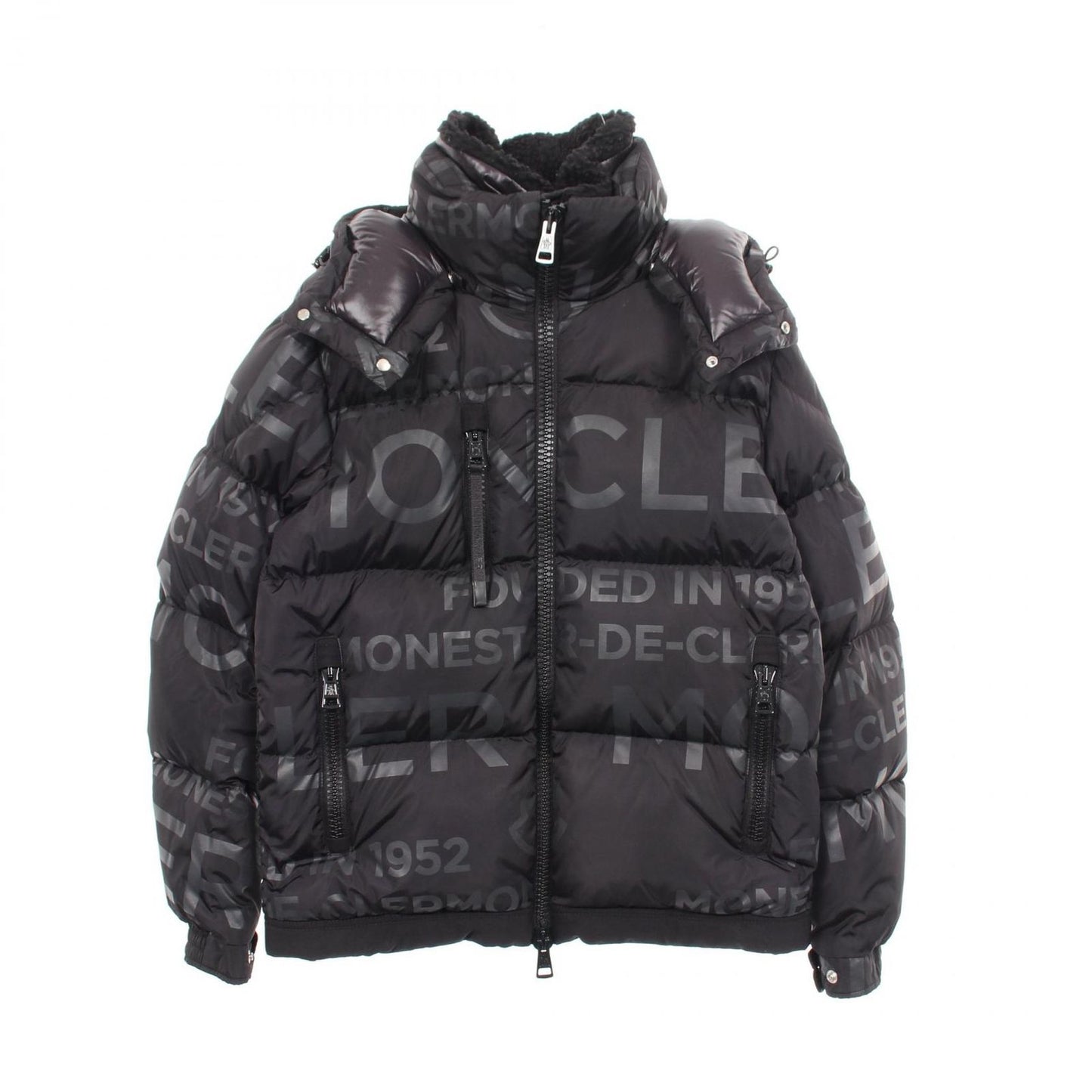 Moncler Down Jacket Tarentaise Black Nylon