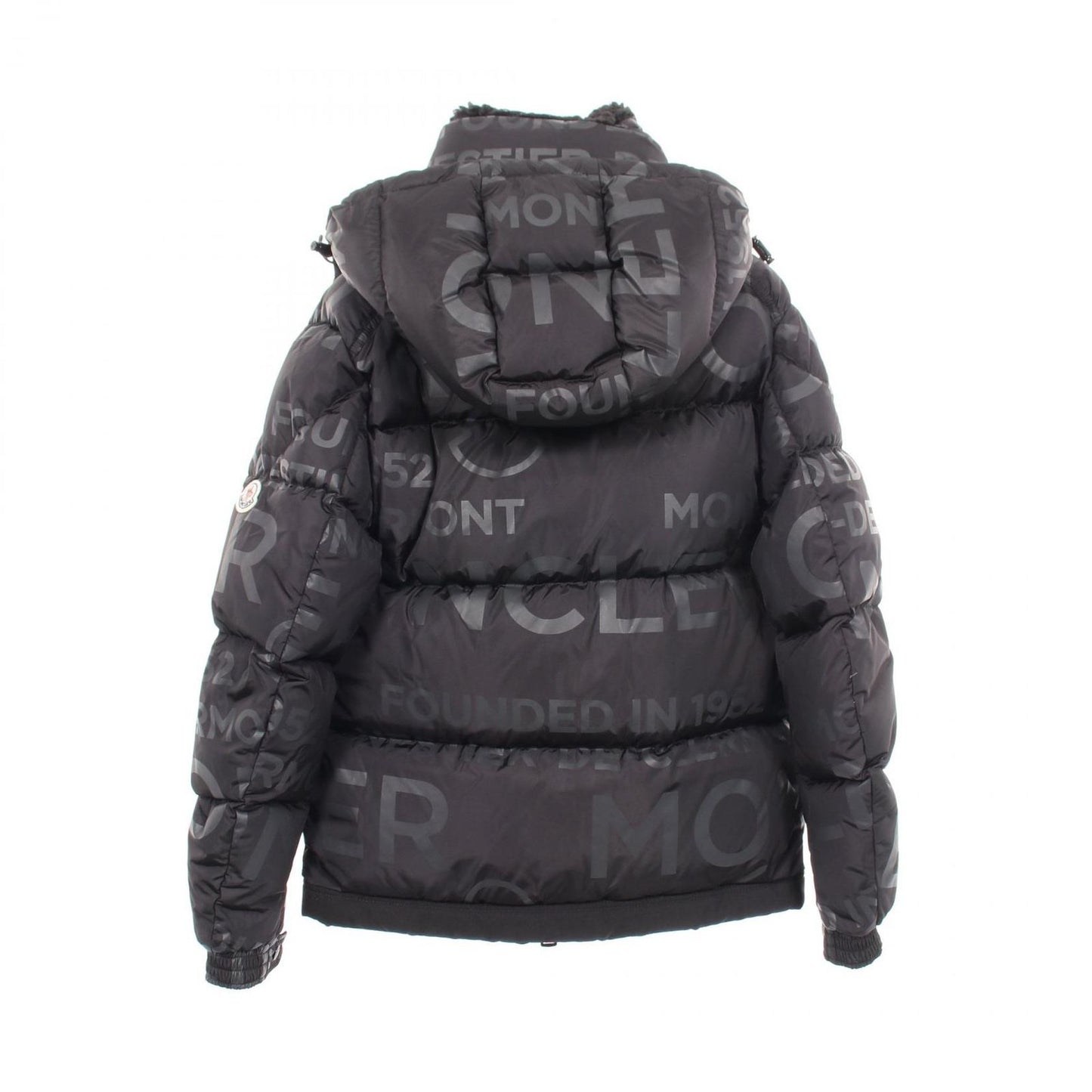 Moncler Down Jacket Tarentaise Black Nylon — view 2