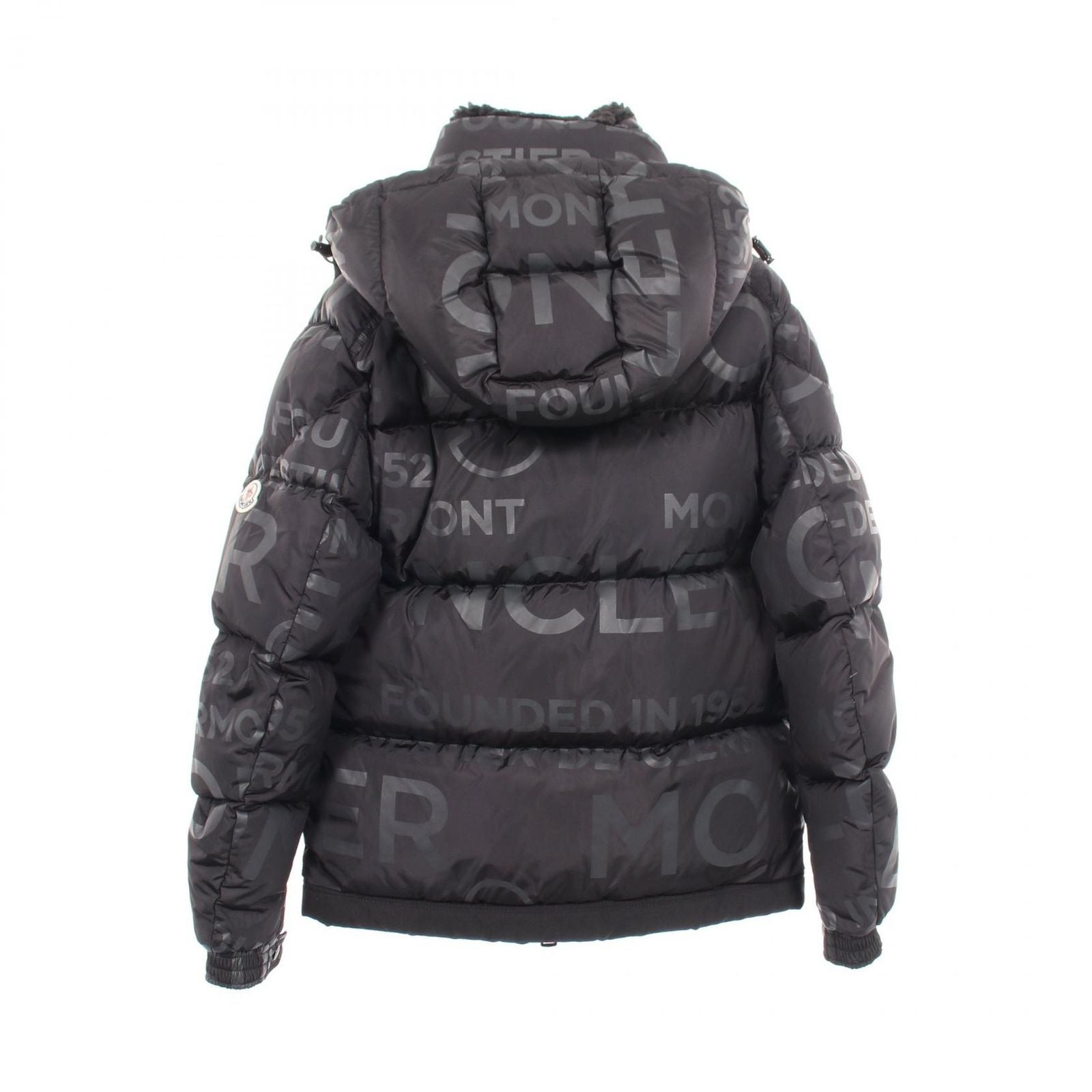 Moncler Down Jacket Tarentaise Black Nylon — view 2