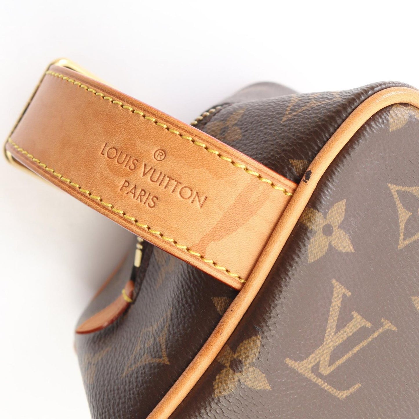 Louis Vuitton Clutch Locker Dopp Kit Canvas Leather — view 7