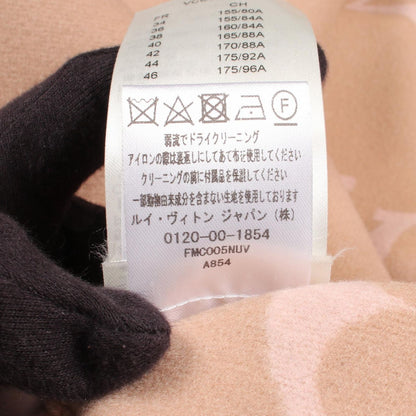Louis Vuitton Giant Monogram Hooded Wrap Wool Coat — view 4