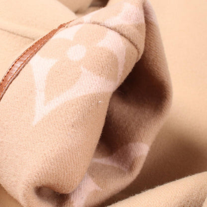 Louis Vuitton Giant Monogram Hooded Wrap Wool Coat — view 7