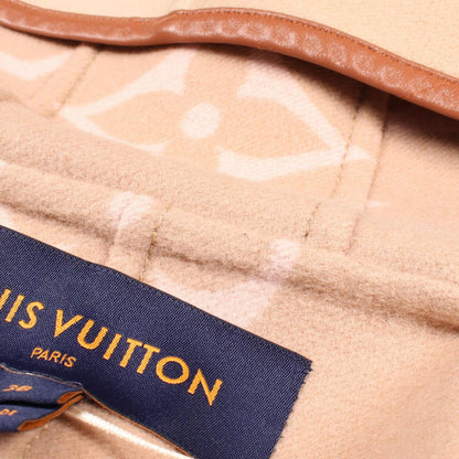Louis Vuitton Giant Monogram Hooded Wrap Wool Coat — view 6