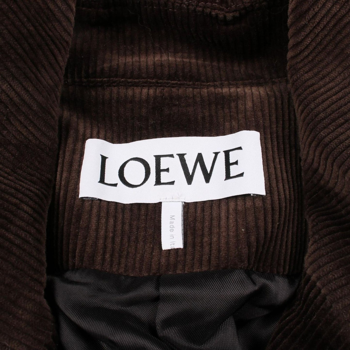 Loewe Corduroy Dark Brown Jacket — view 3