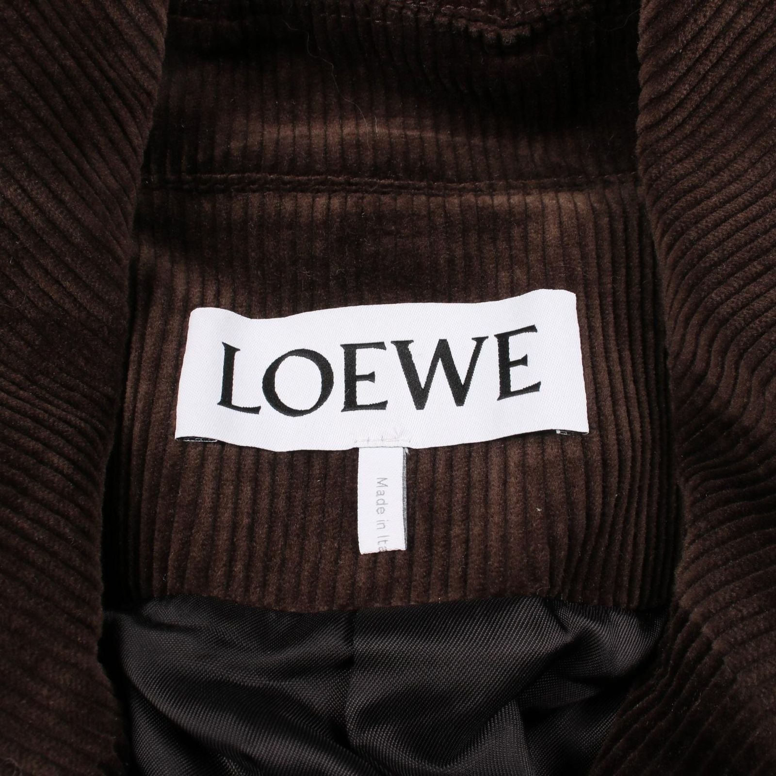 Loewe Corduroy Dark Brown Jacket — view 3
