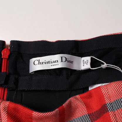 Dior Skirt Check Wool — view 3