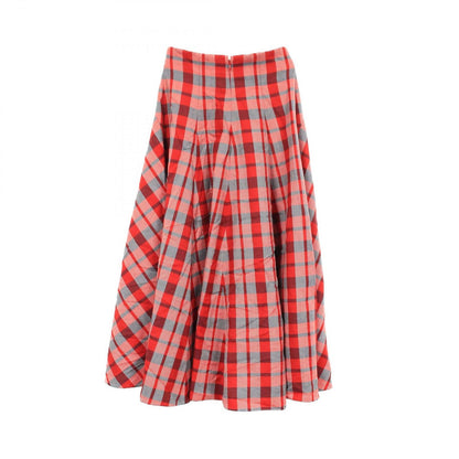 Dior Skirt Check Wool — view 2