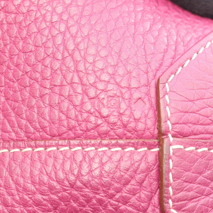 Hermes Tote Double Sens 45 Brown Doindy Tosca Leather — view 5
