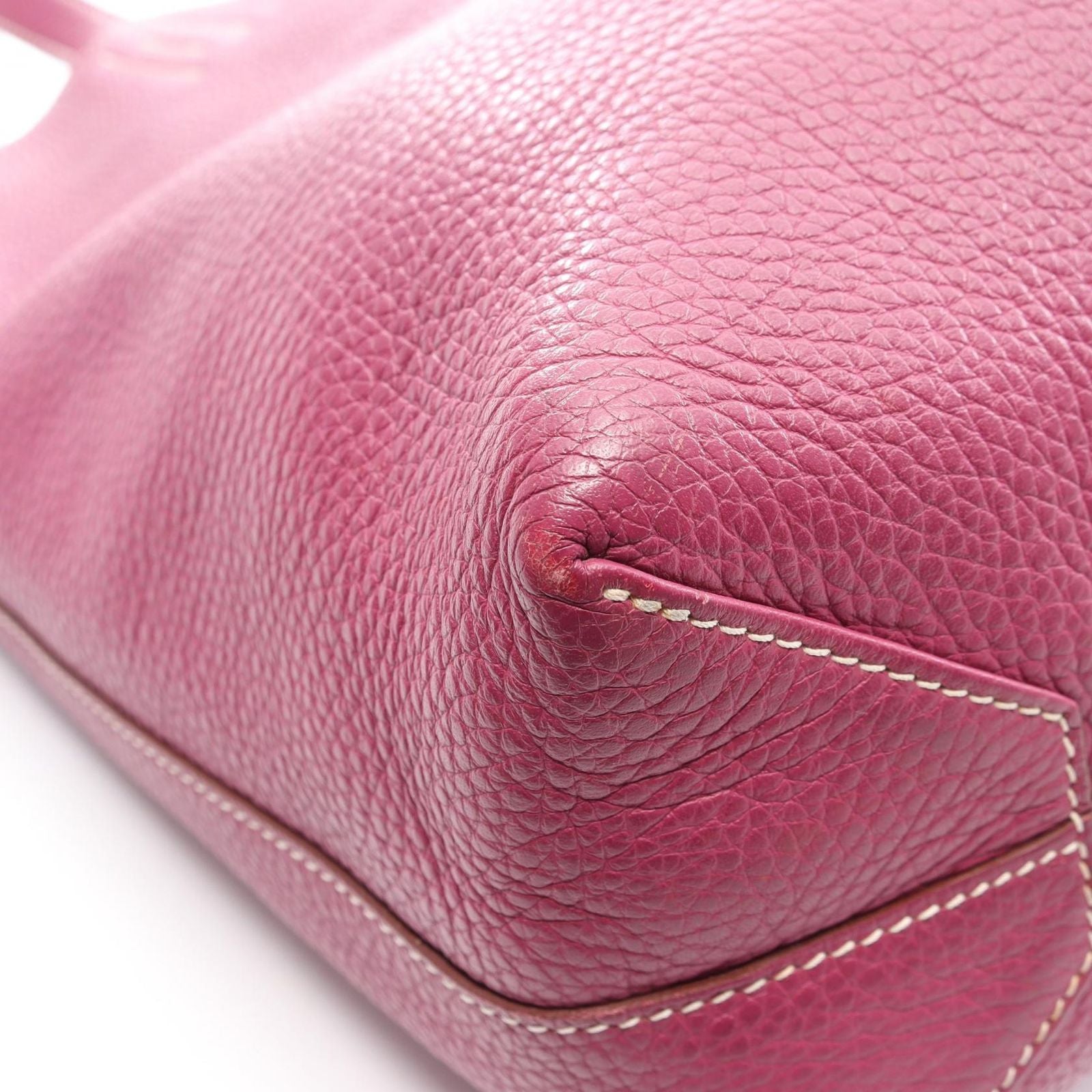 Hermes Tote Double Sens 45 Brown Doindy Tosca Leather — view 7