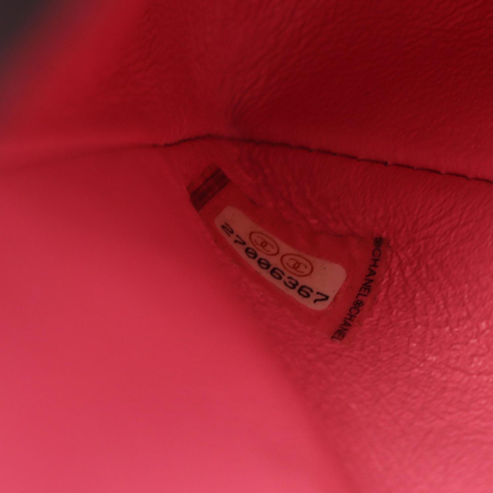 Chanel Shoulder Bag Chain Pink Lambskin — view 5