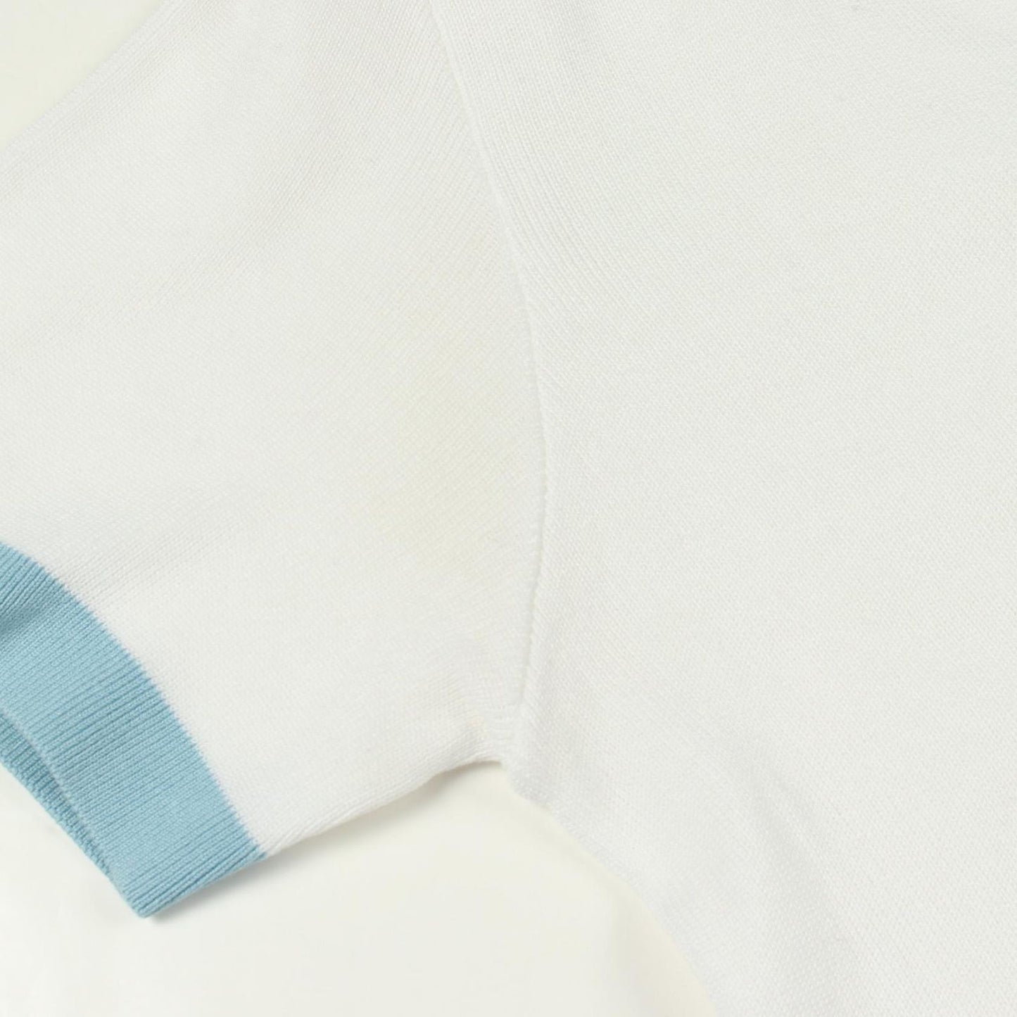 Chanel Knit CC Logo Short Sleeve Cotton Sweater — view 7